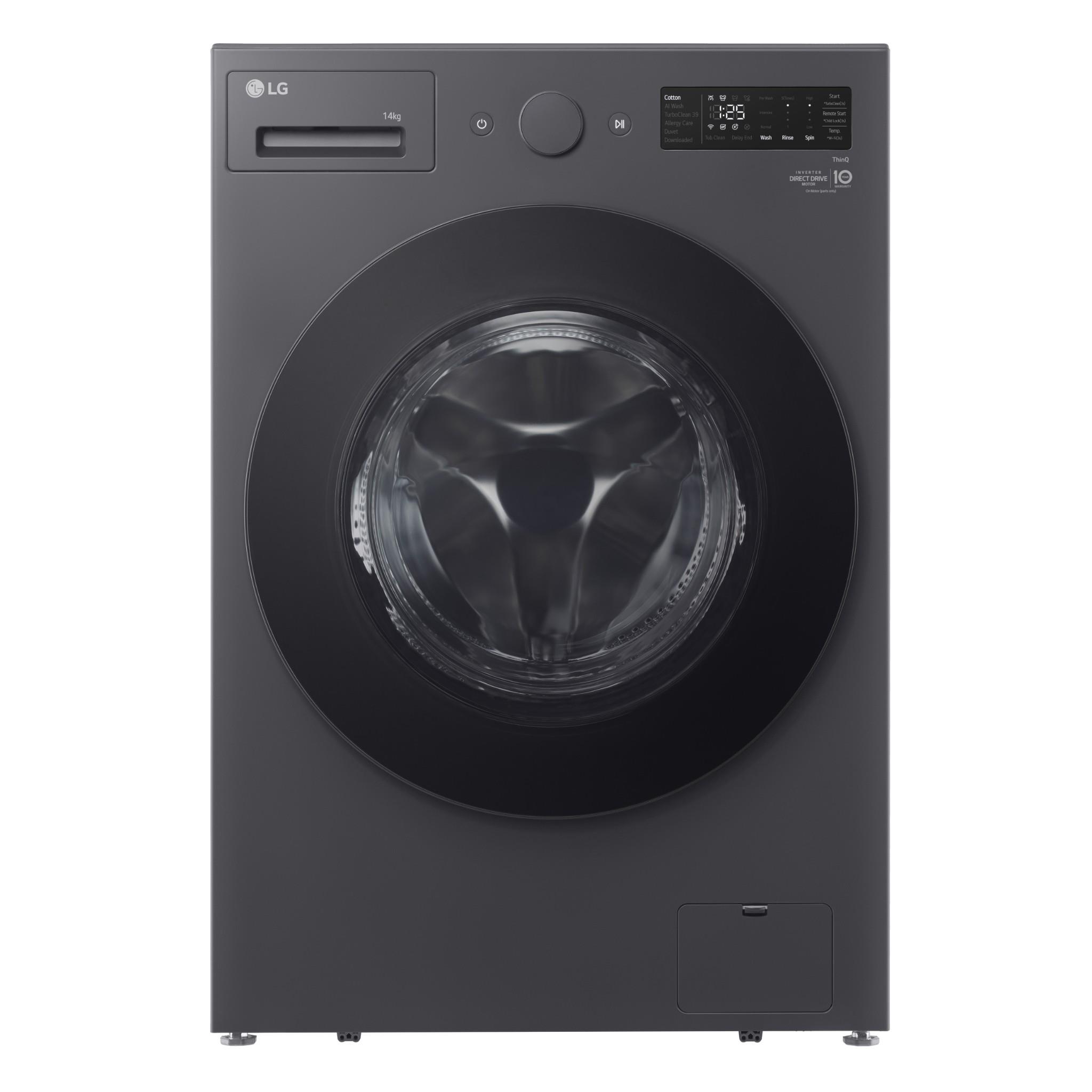 LG WXLS-1014GX 14kg XL Series AI Front Load Washing Machine (Matte Graphite)