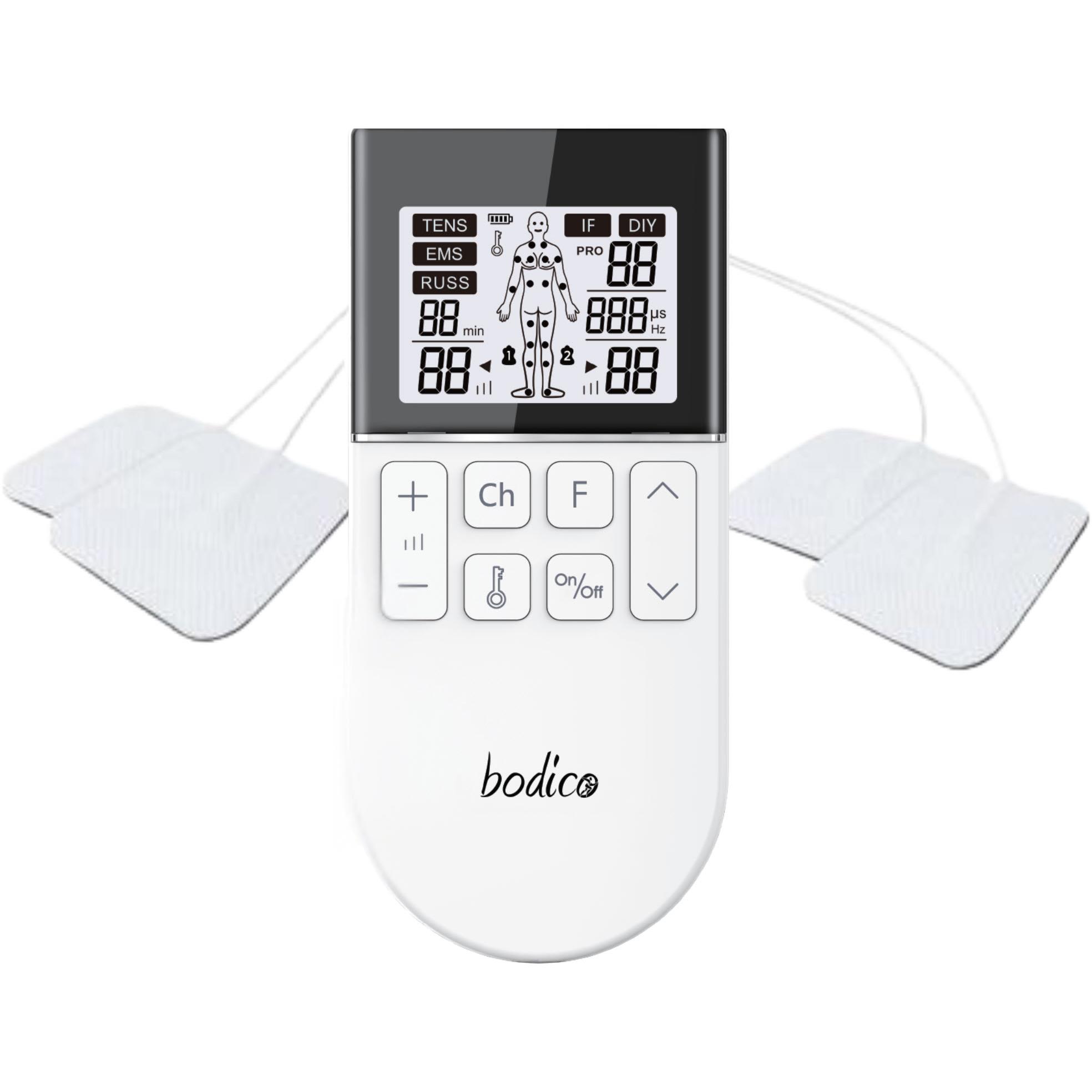 Bodico Digital TENS/EMS 2 Channel/4 Pads