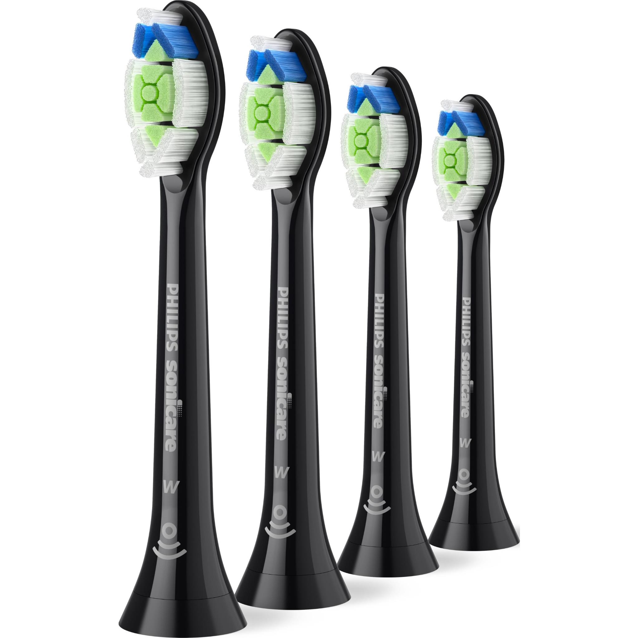 Philips Sonicare W2 Optimal White Brush Head (Black)[4 Pack]