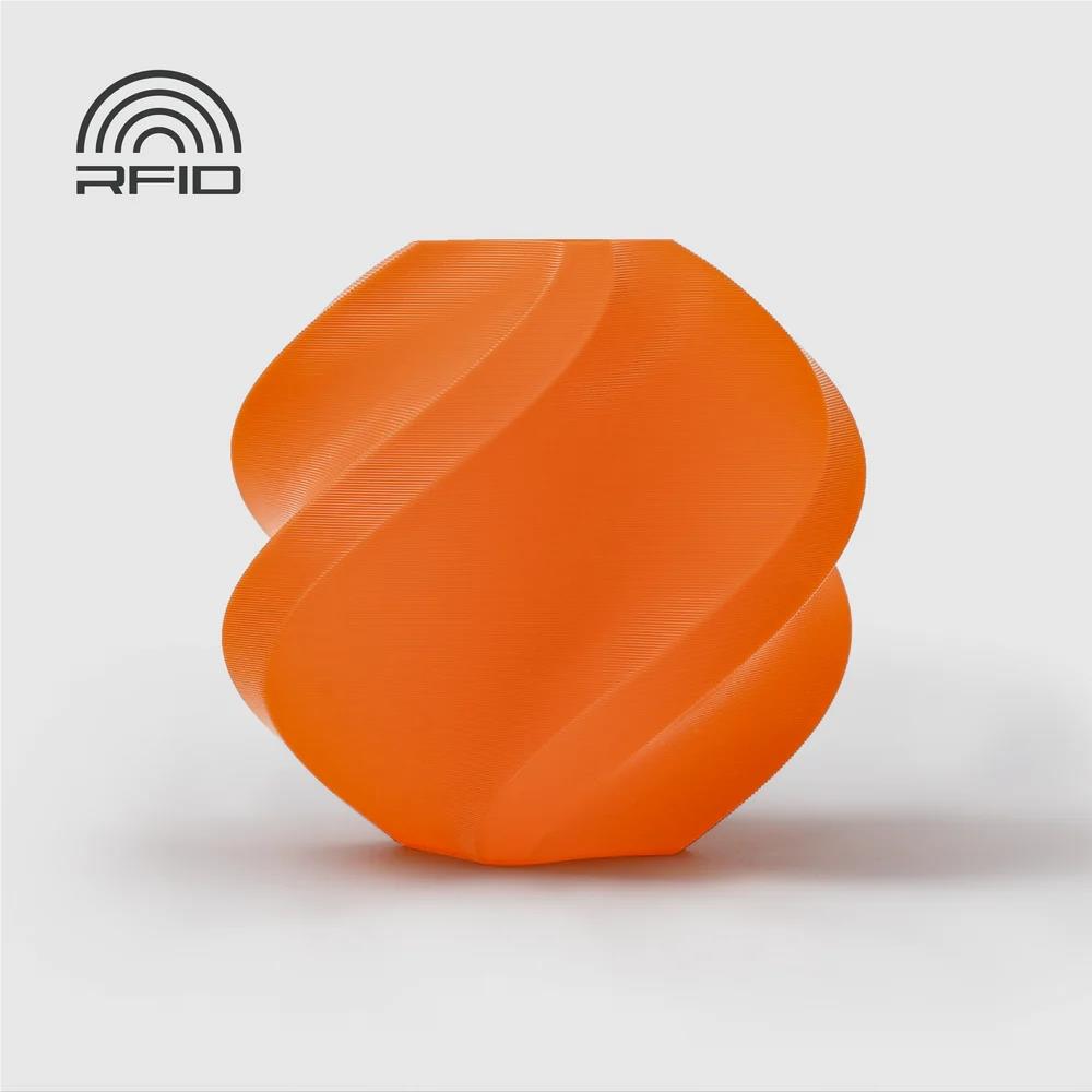 Bambu Lab PLA 3D Printer Filament with Spool (Matte Mandarine Orange) [1kg]