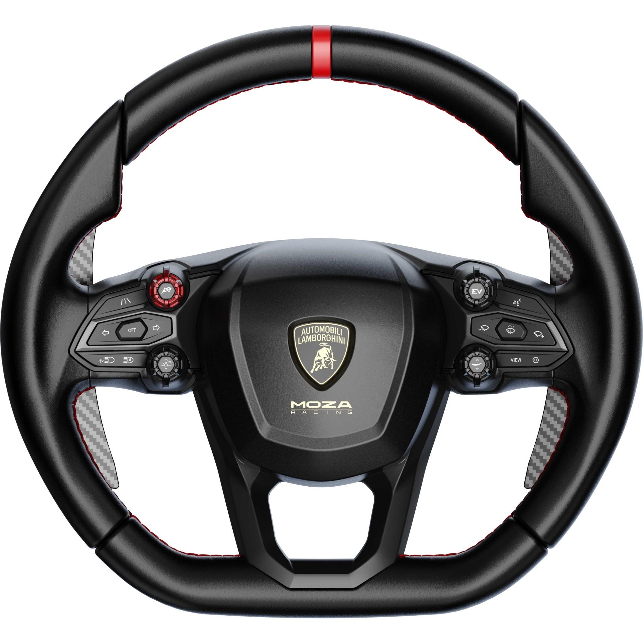 Moza Automobili Lamborghini Revuelto Sim-Racing Steering Wheel