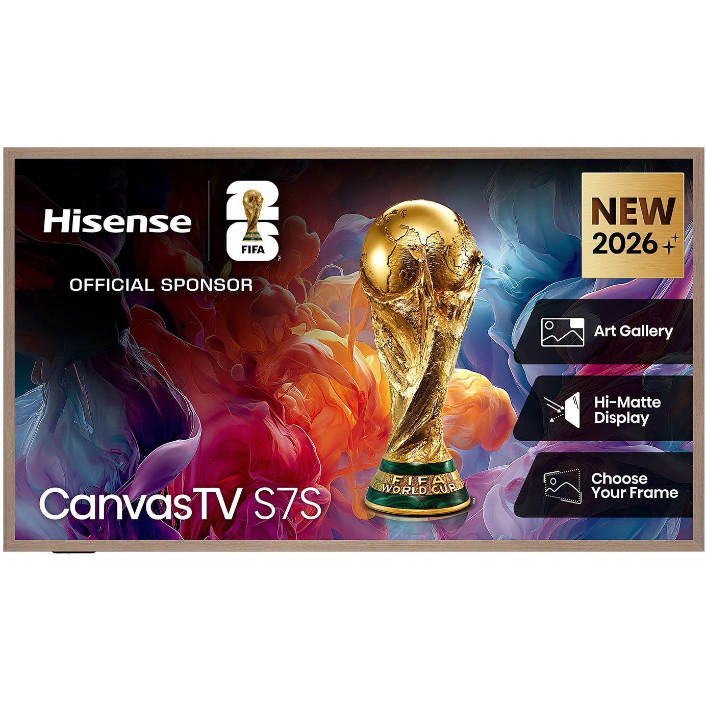 Hisense 55'' S7SAU 4K Hi-QLED CanvasTV [2026]