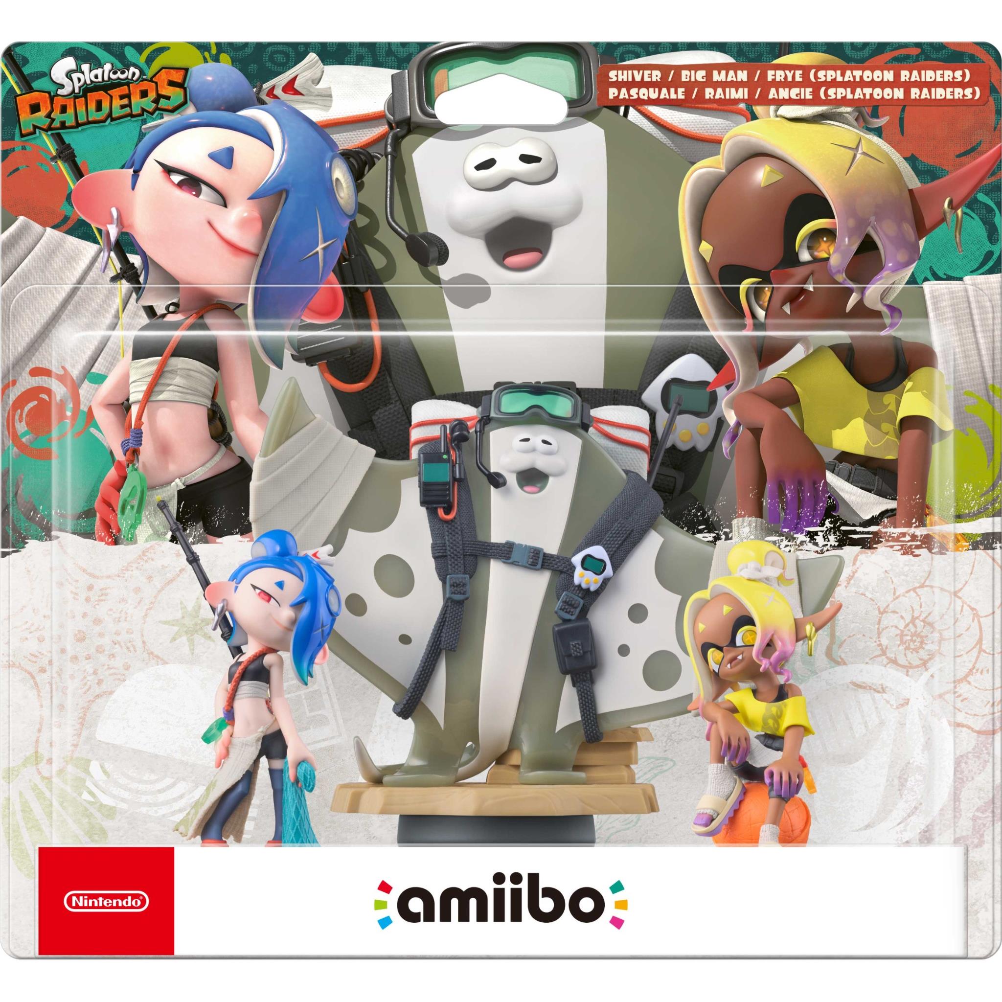 Nintendo amiibo Splatoon Raiders - Shiver, Big Man & Frye
