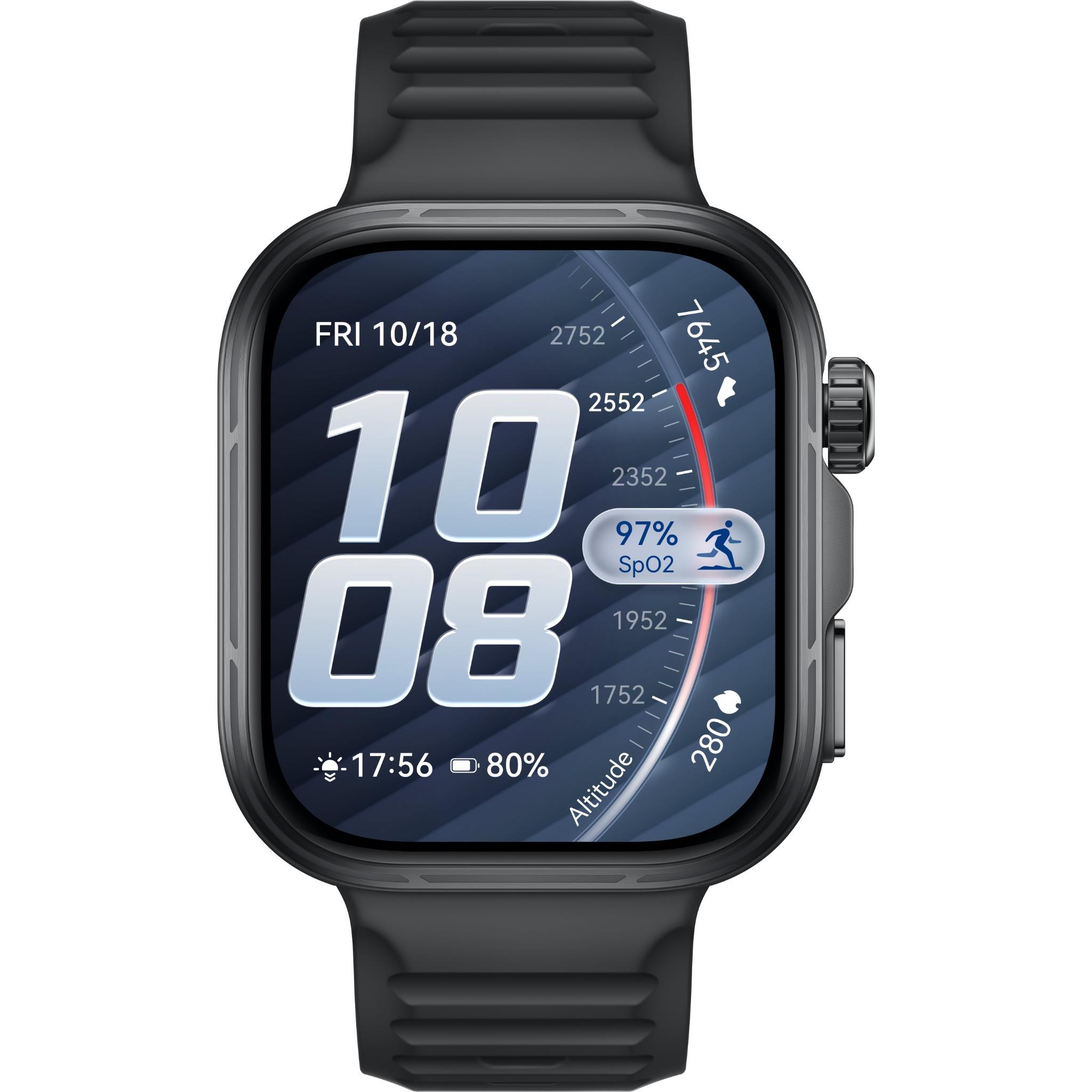 HUAWEI WATCH FIT 5 Pro (Black Fluoroelastomer Strap)