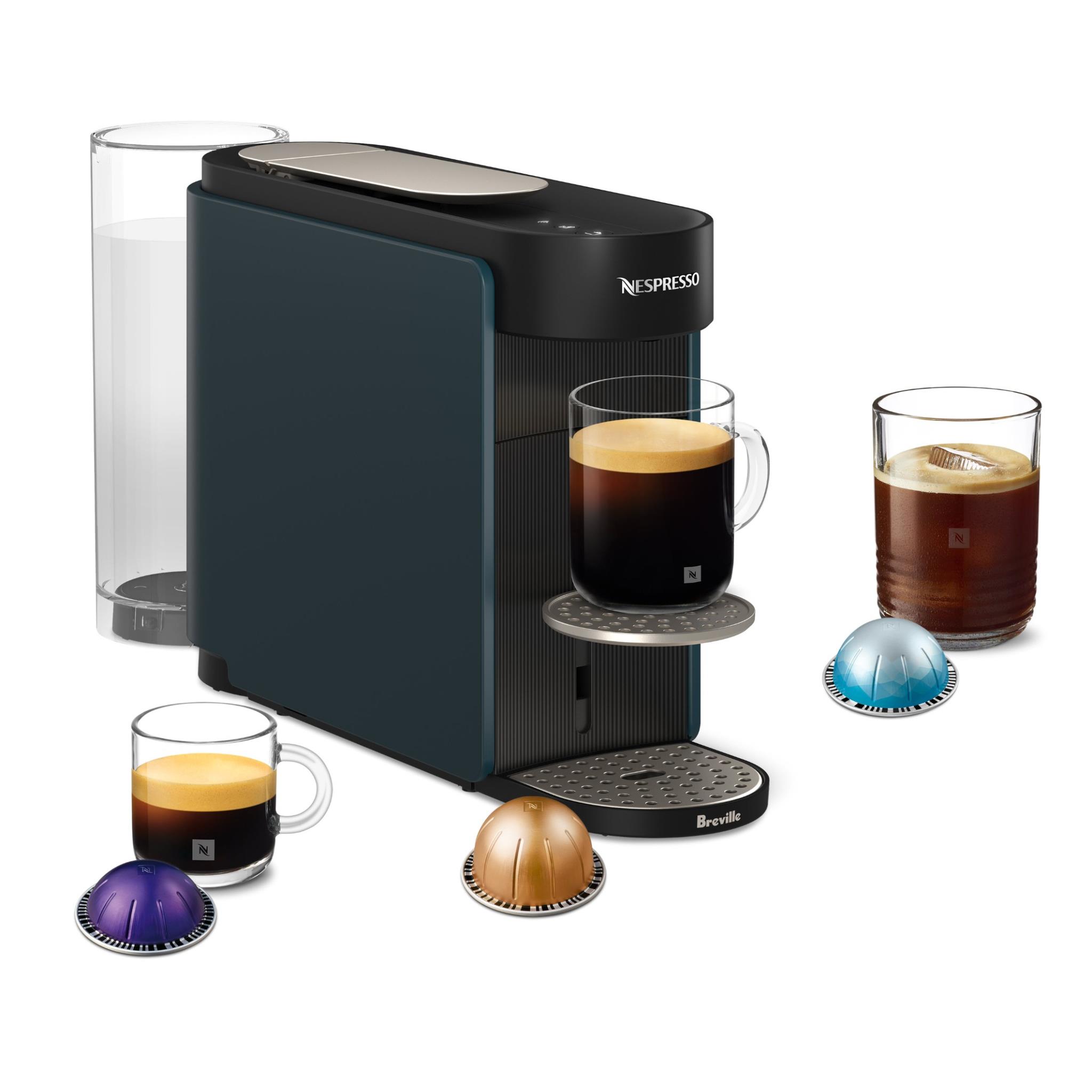 Nespresso Vertuo Up Capsule Coffee Machine Bundle Ocean Blue