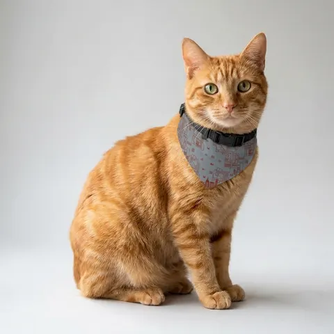 Chicago South Side Blocks Clip-on Pet Bandana