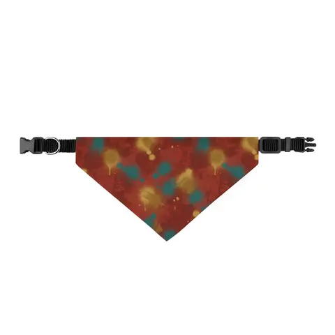 Houston Third Ward Brick Clip-on Pet Bandana — front view