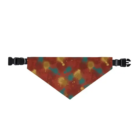 Houston Third Ward Brick Clip-on Pet Bandana — front view