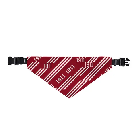 Kappa 1911 Cane Lines Clip-on Pet Bandana — front view