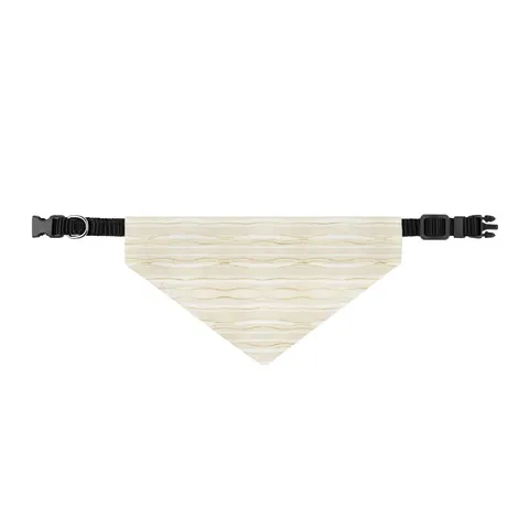 Faith Flag Scripture Highlight Banner Clip-on Pet Bandana — front view