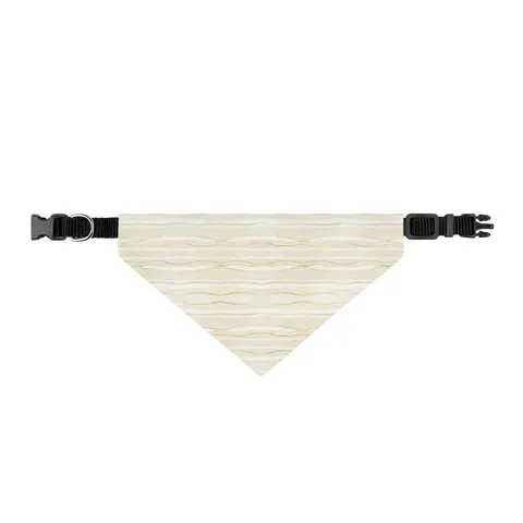 Faith Flag Scripture Highlight Banner Clip-on Pet Bandana — front view
