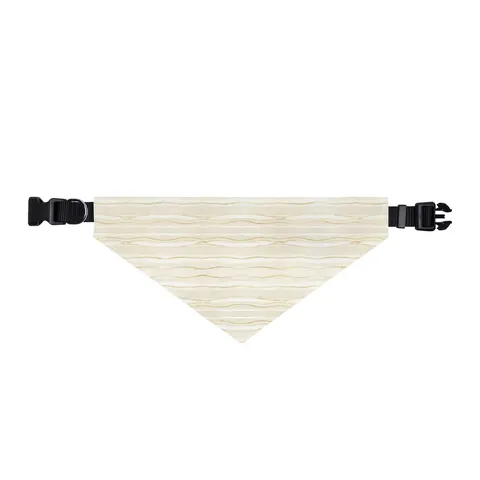 Faith Flag Scripture Highlight Banner Clip-on Pet Bandana — front view