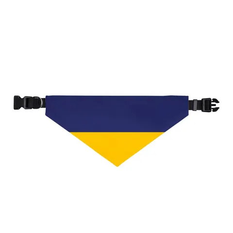 Mauritius Color Bands Clip-on Pet Bandana — front view