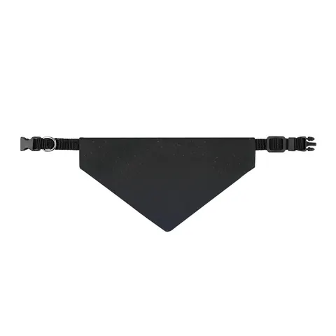 New Year Midnight Sparkle Gradient Clip-on Pet Bandana — front view