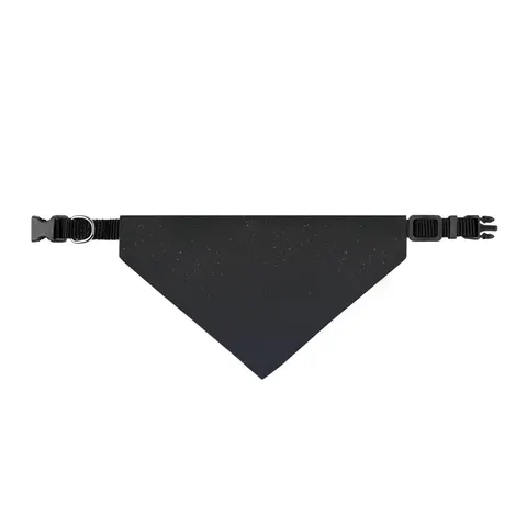 New Year Midnight Sparkle Gradient Clip-on Pet Bandana — front view