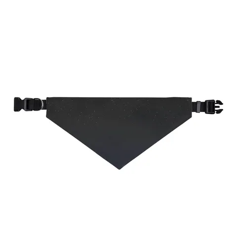 New Year Midnight Sparkle Gradient Clip-on Pet Bandana — front view
