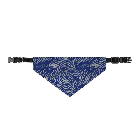 Tennessee State 1912 Royal Pattern Clip-on Pet Bandana — front view