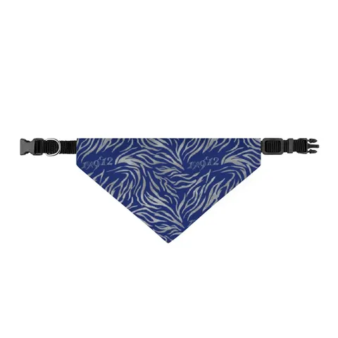 Tennessee State 1912 Royal Pattern Clip-on Pet Bandana — front view