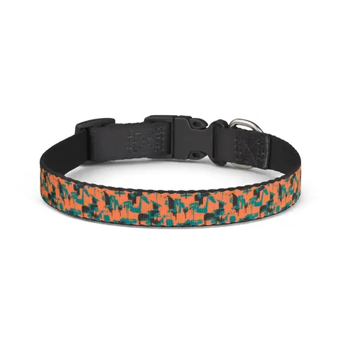 Atlanta Old Fourth Ward Murals Clip-on Pet Collar — front view