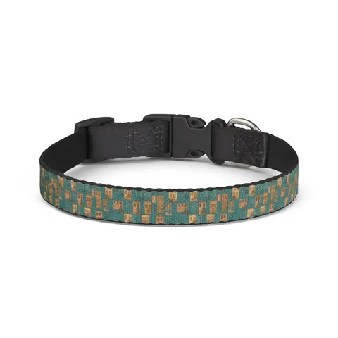 Baltimore Rowhouse Stoops Clip-on Pet Collar — front view