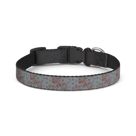 Chicago South Side Blocks Clip-on Pet Collar — front view