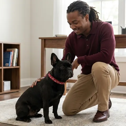 Delta 1913 Crimson Stamp Clip-on Pet Collar