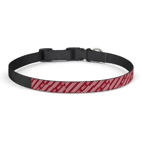 Kappa 1911 Cane Lines Clip-on Pet Collar — front view