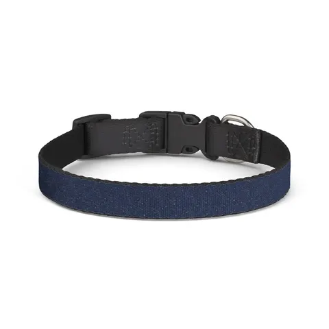 Faith Flag Crescent Moon Night Sky Clip-on Pet Collar — front view