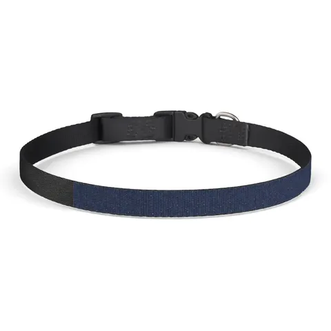 Faith Flag Crescent Moon Night Sky Clip-on Pet Collar — front view