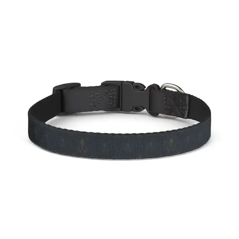 Faith Flag Praying Hands Silhouette Clip-on Pet Collar — front view