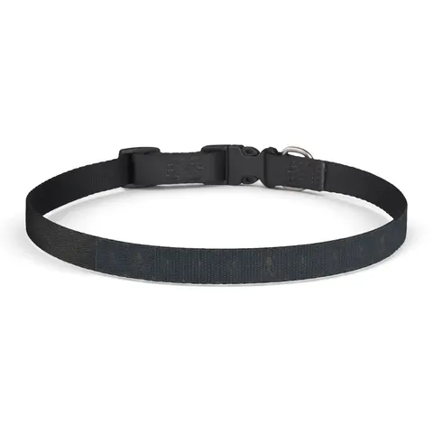 Faith Flag Praying Hands Silhouette Clip-on Pet Collar — front view
