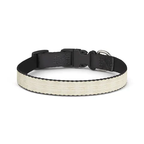 Faith Flag Scripture Highlight Banner Clip-on Pet Collar — front view
