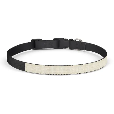 Faith Flag Scripture Highlight Banner Clip-on Pet Collar — front view