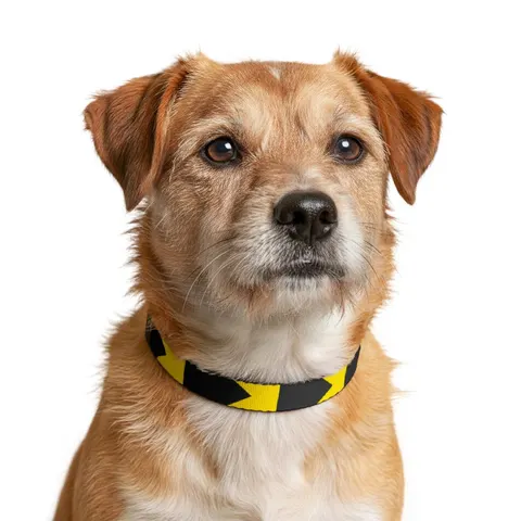 Bahamas Aqua Triangle Clip-on Pet Collar — other view