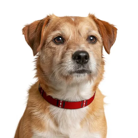 Kenya Black Red Green Stripes Clip-on Pet Collar — other view