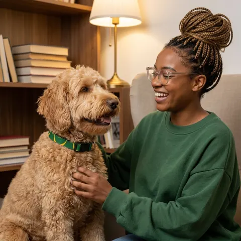 Mauritania Green Gold Crescent Clip-on Pet Collar