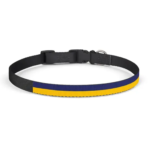 Mauritius Color Bands Clip-on Pet Collar — front view