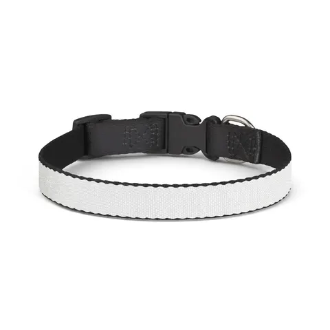 Sierra Leone Green White Blue Clip-on Pet Collar — front view