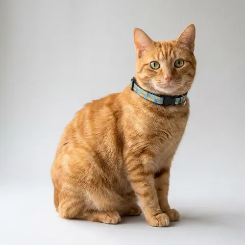 Southern 1880 Blue & Gold Block Clip-on Pet Collar