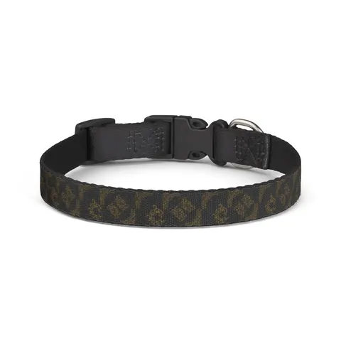 Trap Renaissance Gold Frame Clip-on Pet Collar — front view