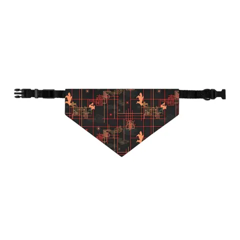 Atlanta Zone 6 Neon Pet Bandana Collar — other view