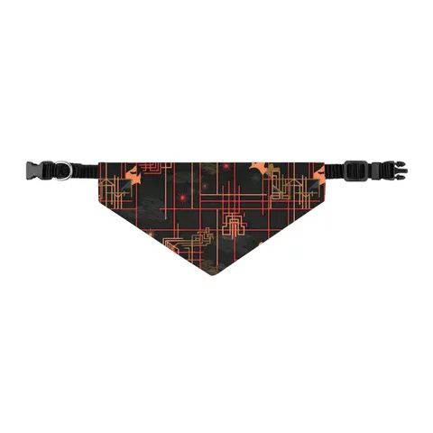 Atlanta Zone 6 Neon Pet Bandana Collar — other view