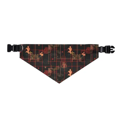 Atlanta Zone 6 Neon Pet Bandana Collar — other view