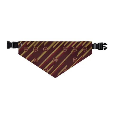 Bethune-Cookman 1904 Maroon & Gold Pet Bandana Collar — other view