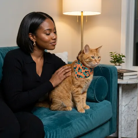 Atlanta Old Fourth Ward Murals Pet Bandana Collar
