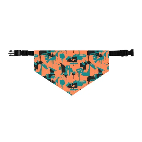 Atlanta Old Fourth Ward Murals Pet Bandana Collar — other view