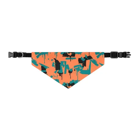 Atlanta Old Fourth Ward Murals Pet Bandana Collar — other view