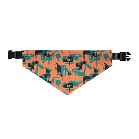 Atlanta Old Fourth Ward Murals Pet Bandana Collar — other view