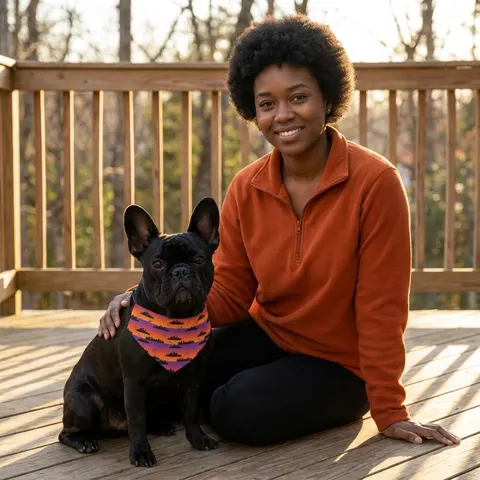 Atlanta Skyline Sunset Silhouette Pet Bandana Collar
