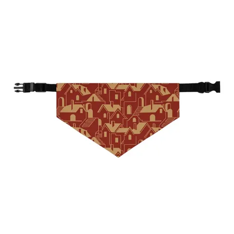 Brooklyn Bed-Stuy Blocks Pet Bandana Collar — other view